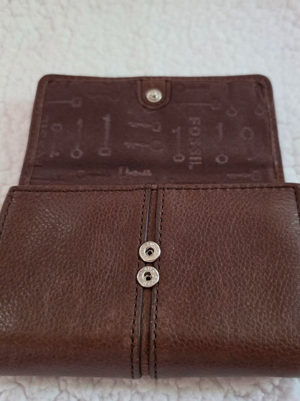 Fossil Tri-fold Wallet with Coin Pocket & Credit Card Holder - Picture 4 of 7